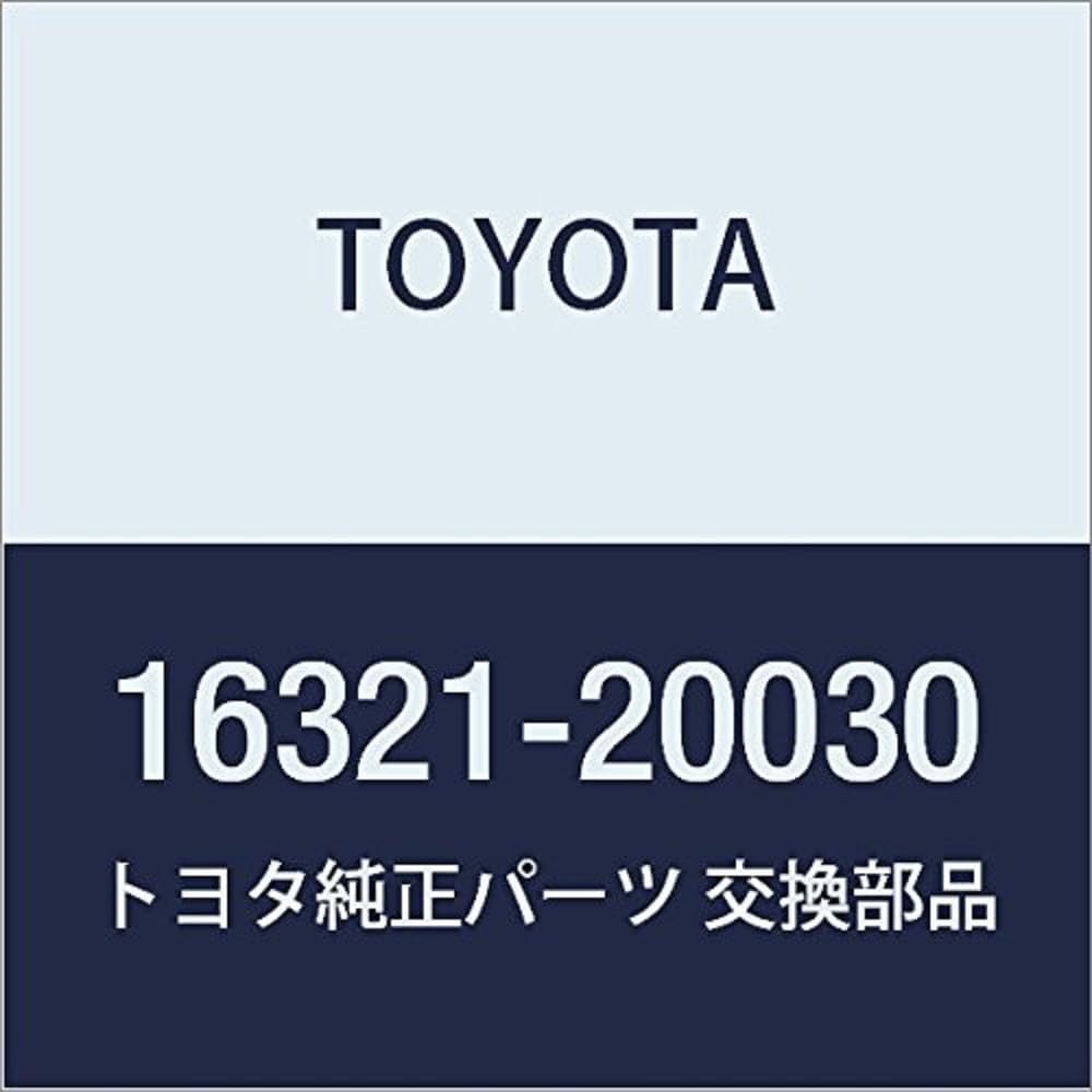 Genuine Toyota 16321-20030 Water Inlet Hose