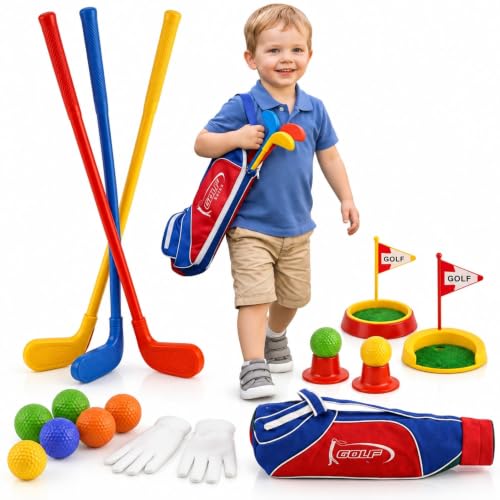 Atlasonix Kids Golf Set – Kids Golf Clubs with Golf...