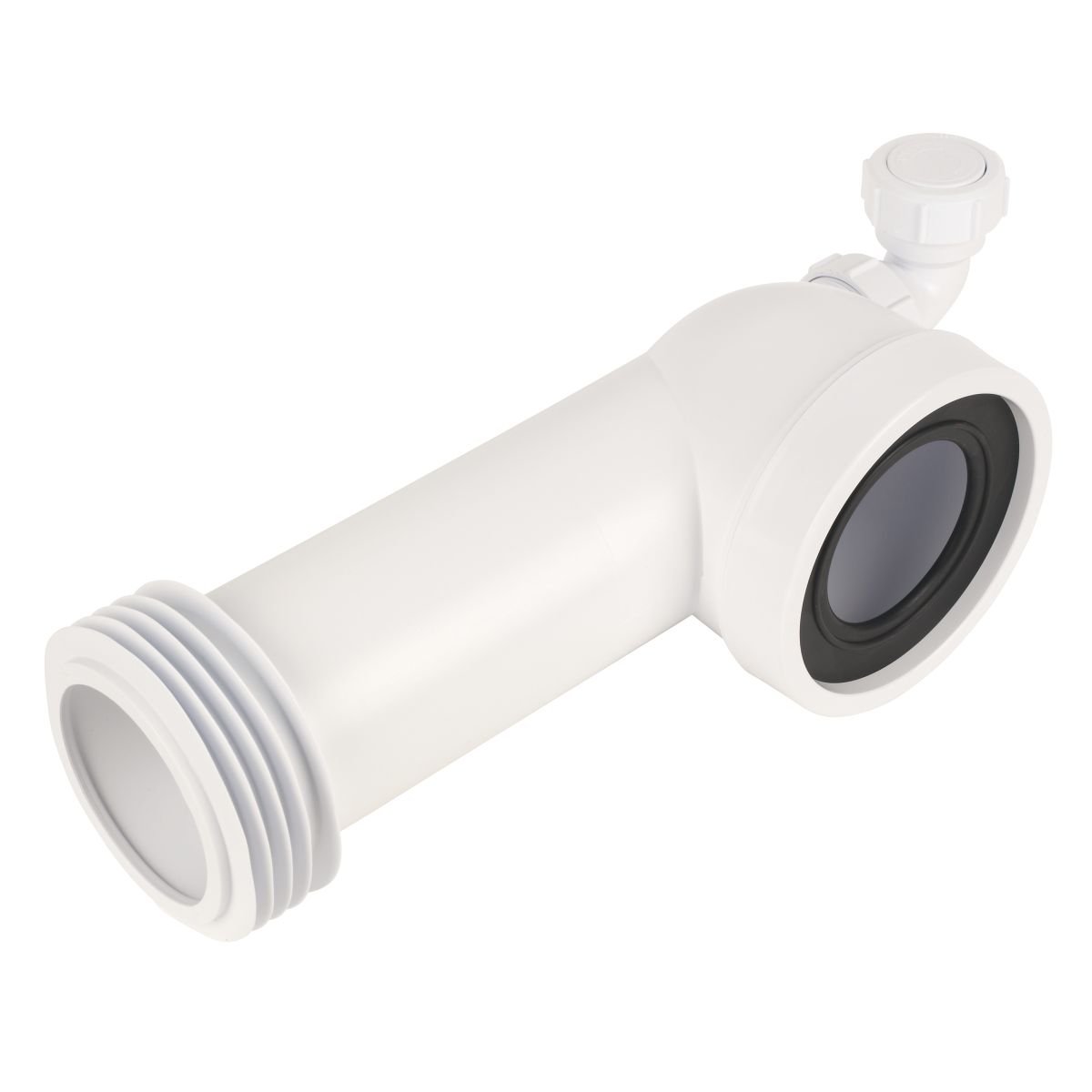 McAlpine WC-CON8V 90degs Pan Connector with Vent 110mm Outlet