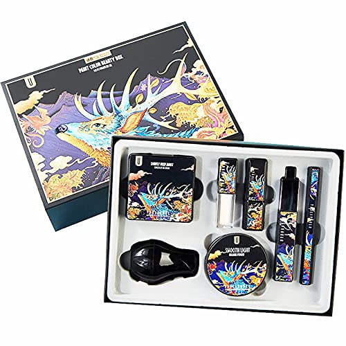 Makeup Set for Women, All in One Palace Makeup Kit, Lipstick Concealer BB Cream Foundation Eyeliner With Delicate Gift Box 7PCS Set for Valentine's Day Mother's Day Birthday Sending Good Wishes