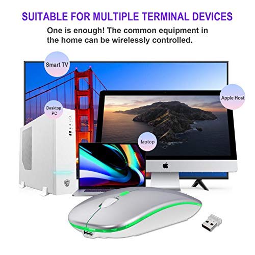 Muvit Rechargeable Wireless Mouse compatible with multiple devices