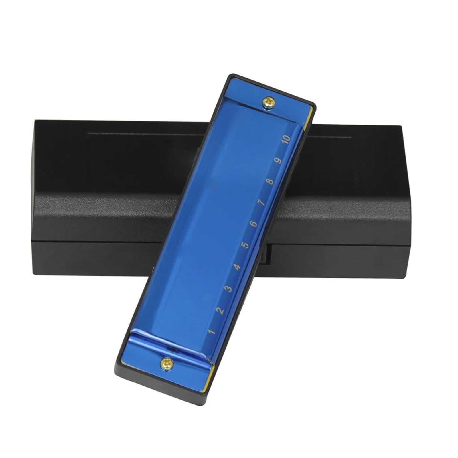 armonica a bocca Armonica A 10 Fori 20 Toni Armonica A Chiave C Blu Organetto A Bocca Adatto Per Gli Appassionati Di Musica Strumento