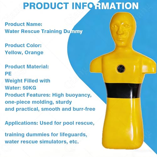 Maniquí de Entrenamiento de Rescate Acuático QIANG miniatura 4