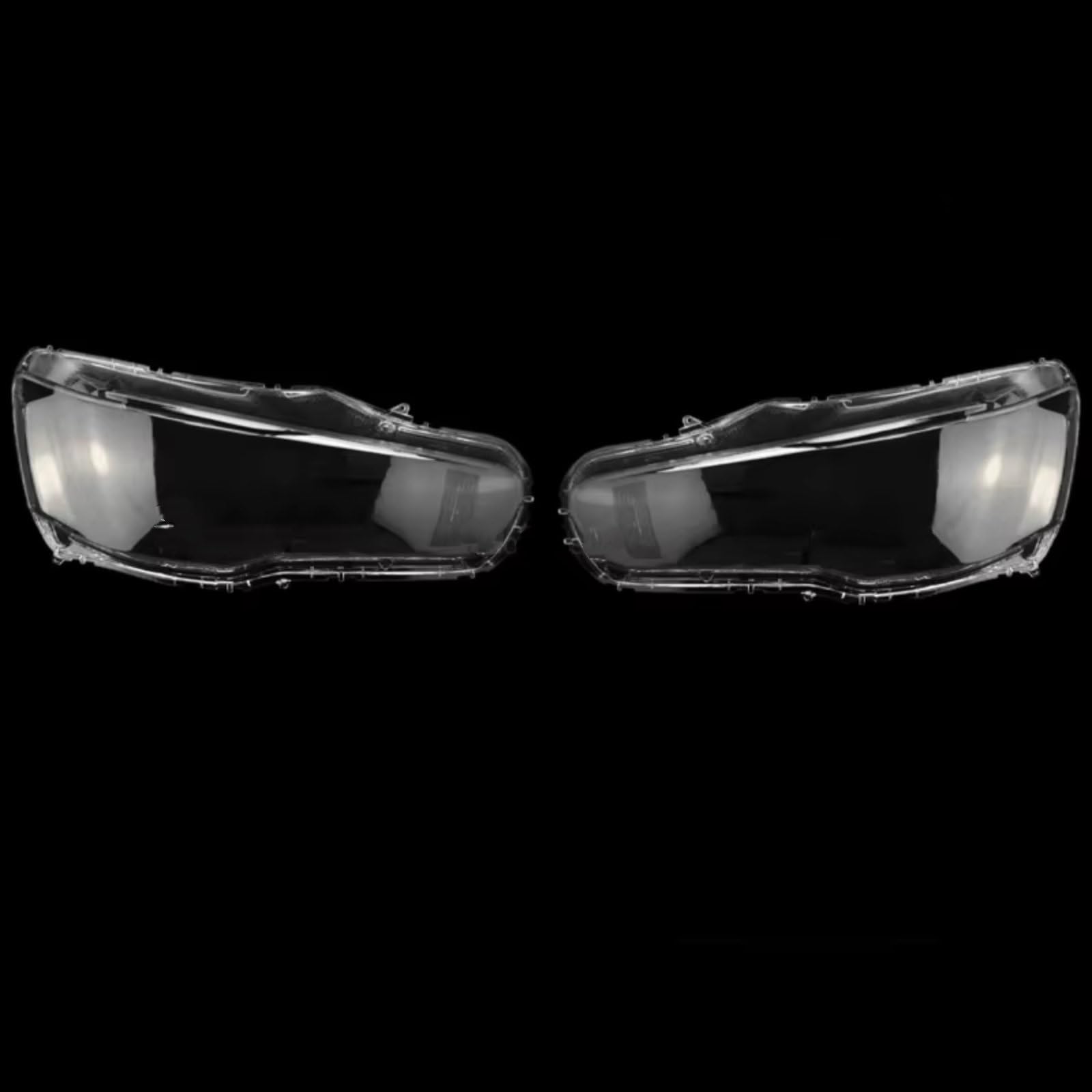 Lentille de phare avant transparent pour Mitsubishi Lancer Evolution X 2008-2016 - 4
