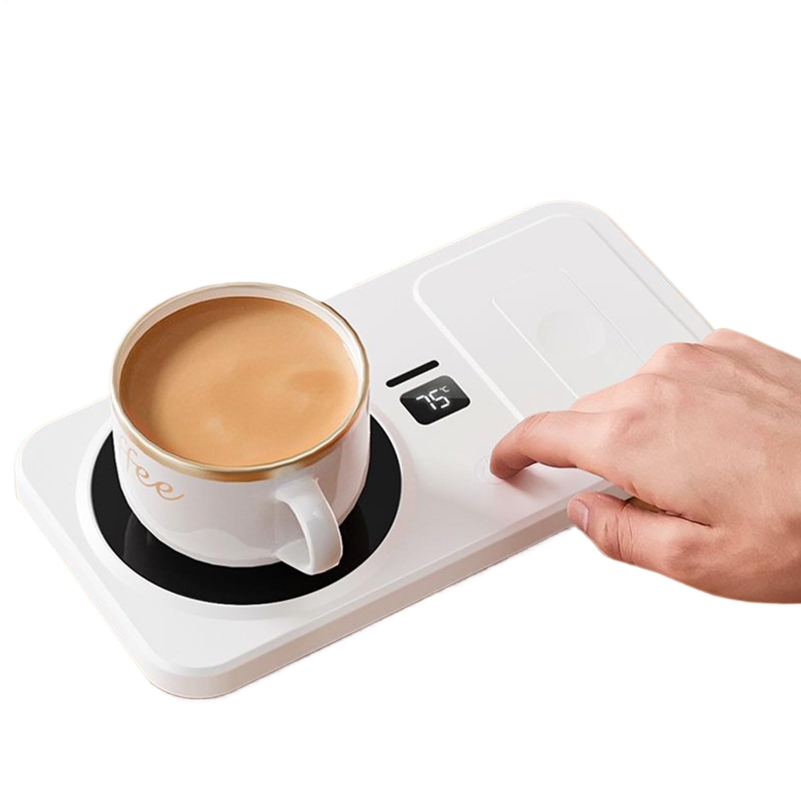 Scaldavivande per tazza da caffè, da scrivania, controllo della temperatura, ricaricabile