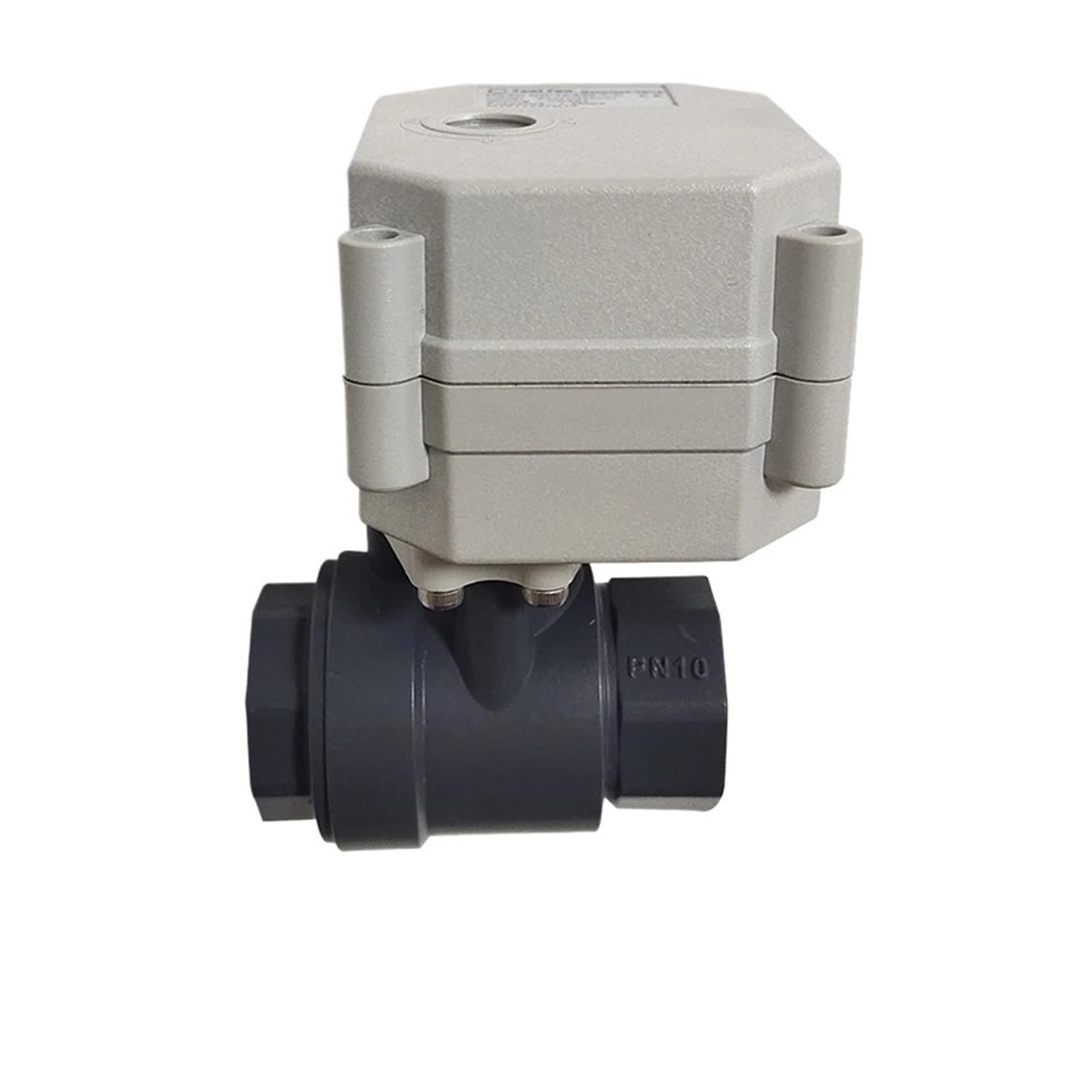 Motorized Valves DN15 Electric Motorized Ball Valve, 1/2 inch Actuated Water Valve CPVC, 9-24V Electric Motor Control Valve power off return(Indicator only,GLUE END_NORMAL OPEN_CR703)