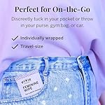 Pixie Feminine Wipes - Flushable, Biodegradable, & Ph Balanced - Best Individually Wrapped Packet Wipes for On The Go & Public Bathrooms - Wash, & Cleaner For Your Menstrual Cups & Discs (20 Count) - Image 5