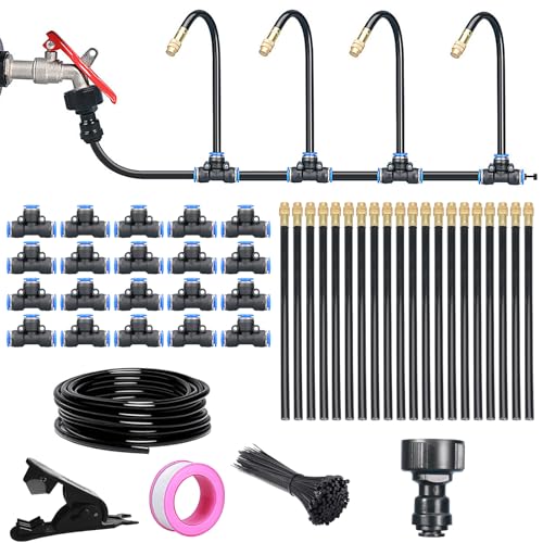 Kit de système d'irrigation goutte à goutte automatique avec raccord rapide de jardin