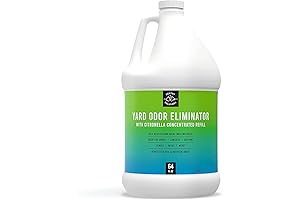 Yard Odor Eliminator for Dogs Plus Citronella: Outdoor Deodorizer for Lasting Effect