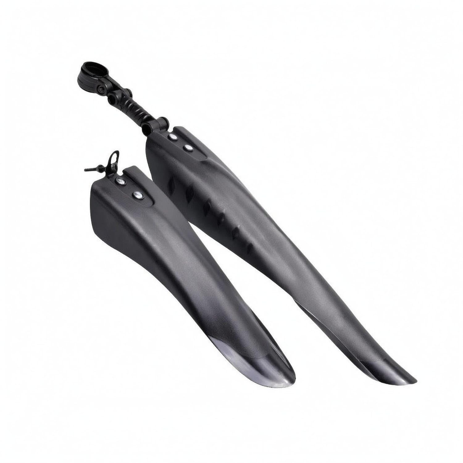 Matte Black Bike Mudguard Pair Quick Release Bike Mudguard Set with Mounting Brackets Front Rear Bike Fenders Curved, Black|Sporting Goods|Cycling-image-16