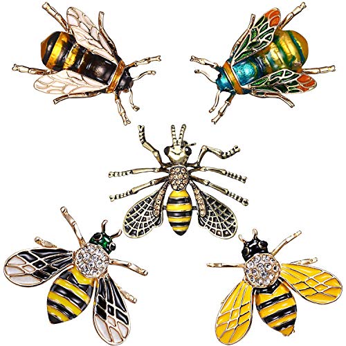 Lopbinte Pin Broche Insecto Animal Abeja Lindo Ramillete