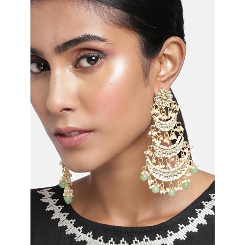 Image of Peora Traditional Indian Earrings Set Jewellery Gift for Women Girls