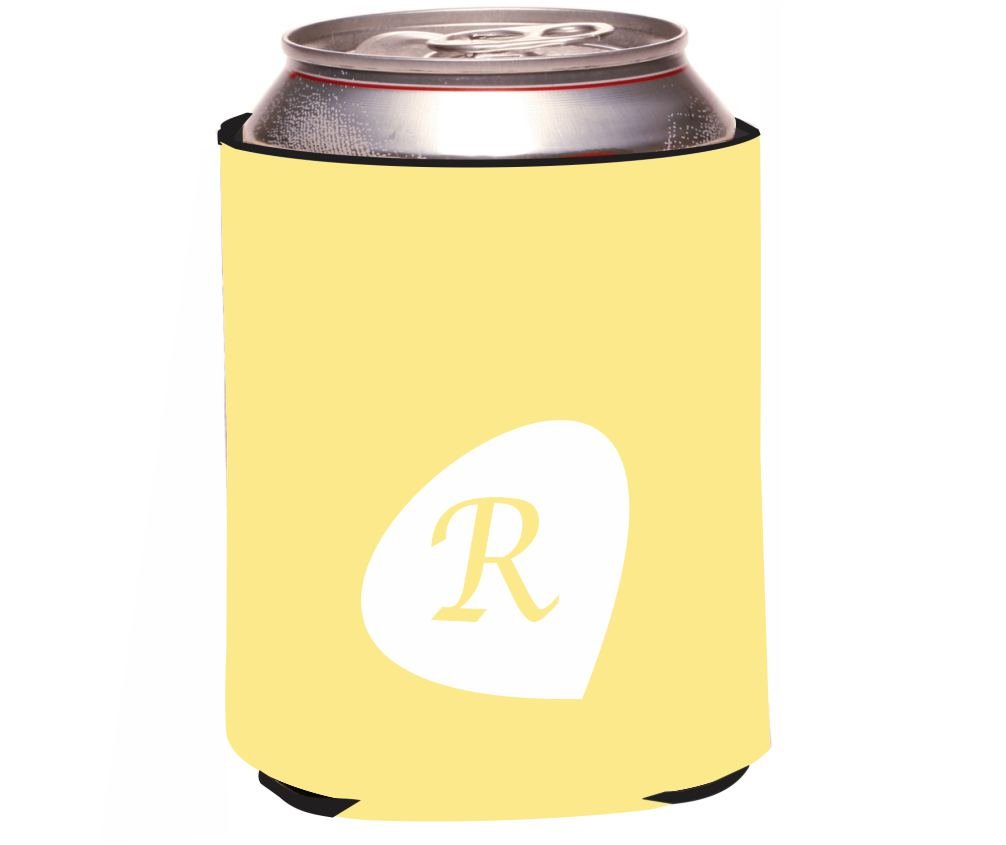 Rikki KnightRKws-43629 "Letter R Monogram Initials Primrose Yellow Color Petal Leaves Spring Summer Design" Beer Can/Soda Drink Cooler