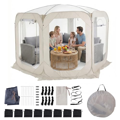 Carpa burbuja transparente para 6-8 personas miniatura 1