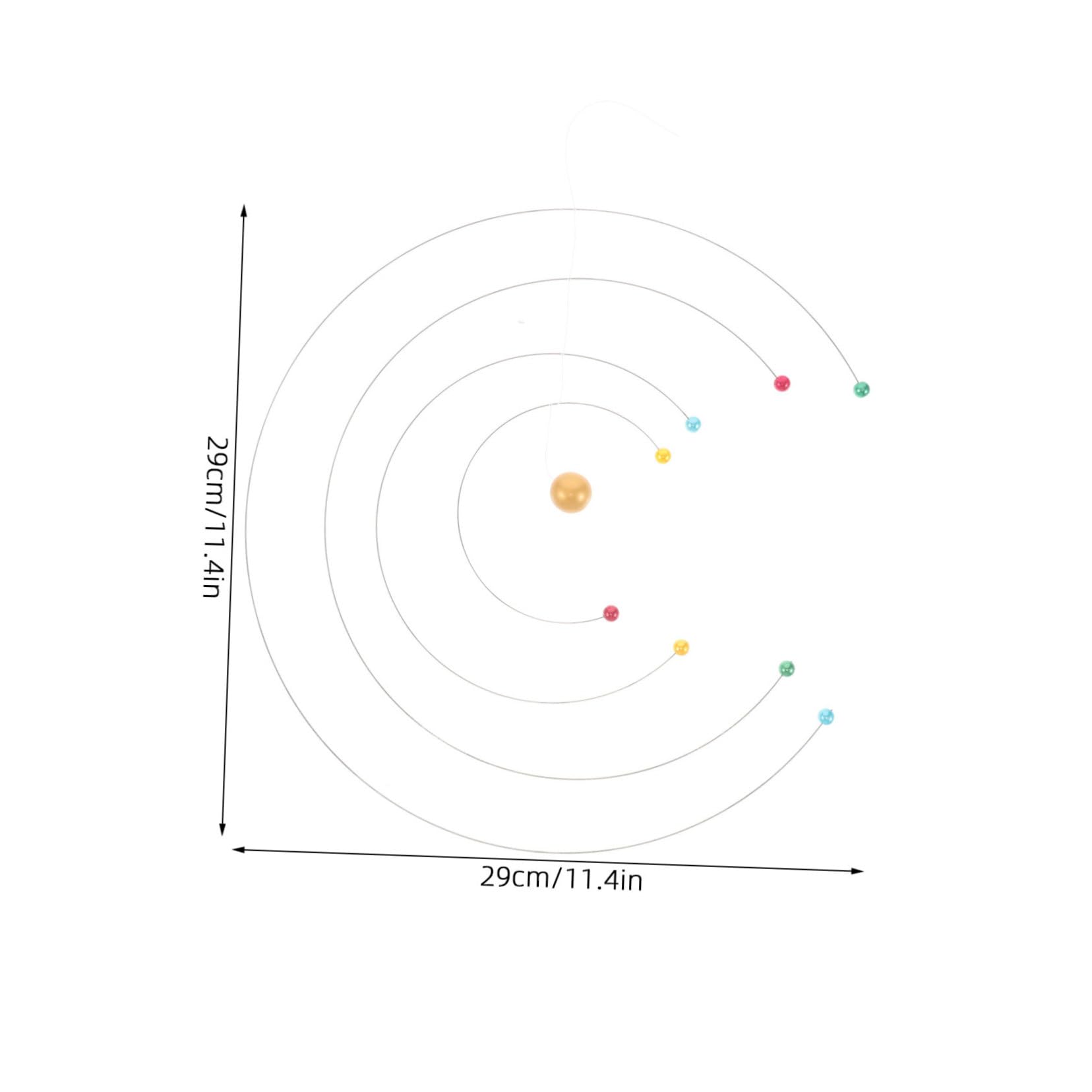 Cabilock Balanced Dynamic Pendant Modern Wind Chime Science Mobile for Classroom Decor