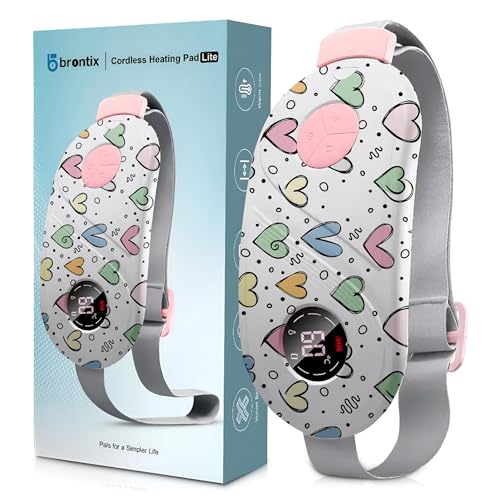 BRONTIX Period Cramp Relief Massager for Women | Portable Cordles...