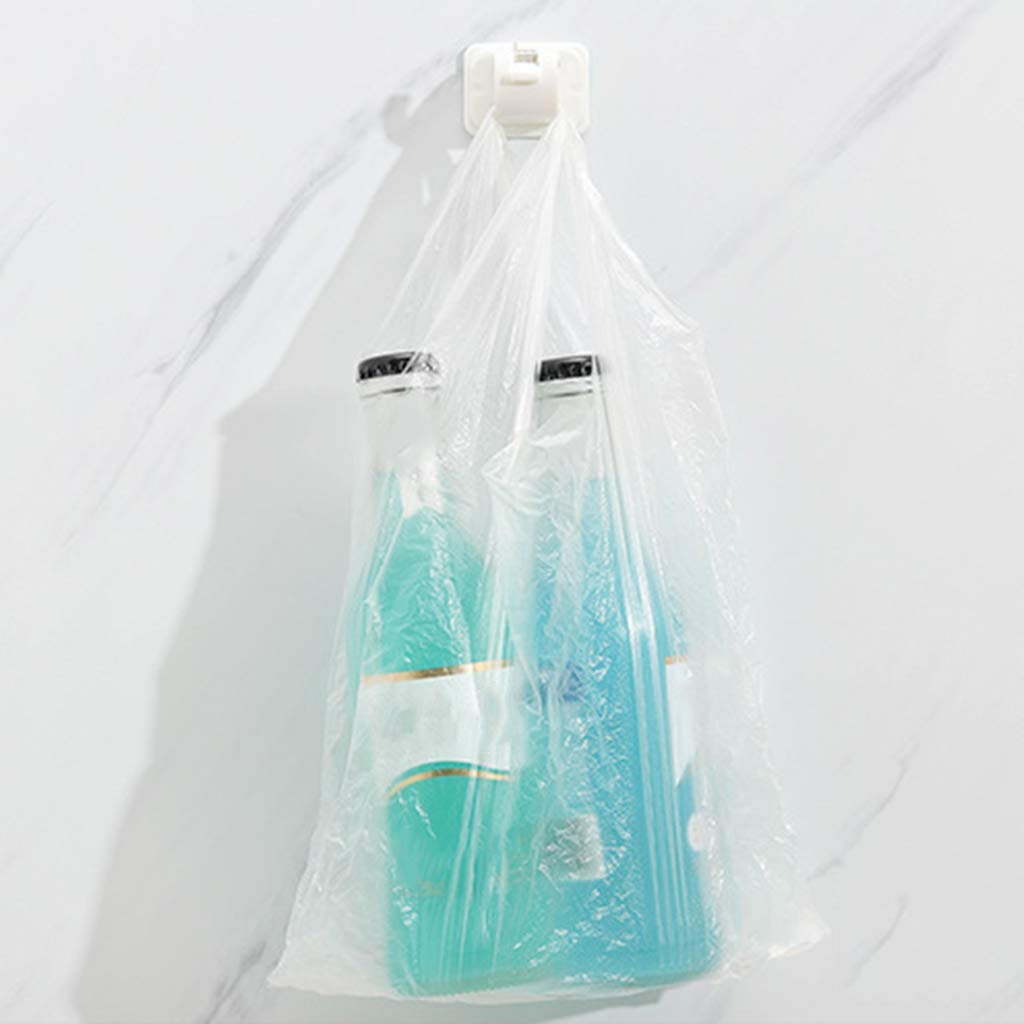 zaizai 3 Paia di Staffe per Aste per Tende Senza Trapano Supporto per Clip Fisso con Supporto Regolabile per Trapano Gancio per Appendiabiti per Cucina