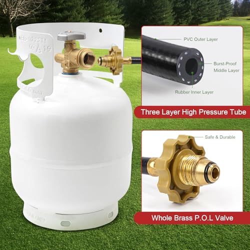 Image of ARTFLAMM Portable Propane Torch Weed Burner Kit with Storage Bag, High Output BTUs & 10 FT Hose, Self Igniter Weed Flame Torch for Campfires,Roofing,Melting Snow and Ice,Road Marking
