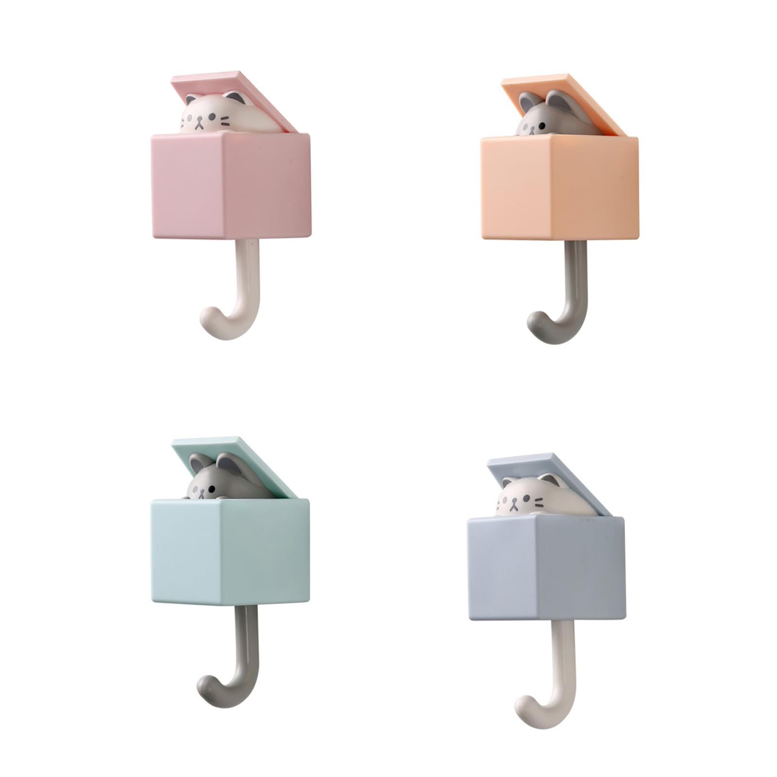 Amazon.co.jp: 壁掛けフック 4個セット ウォールフック 粘着フック