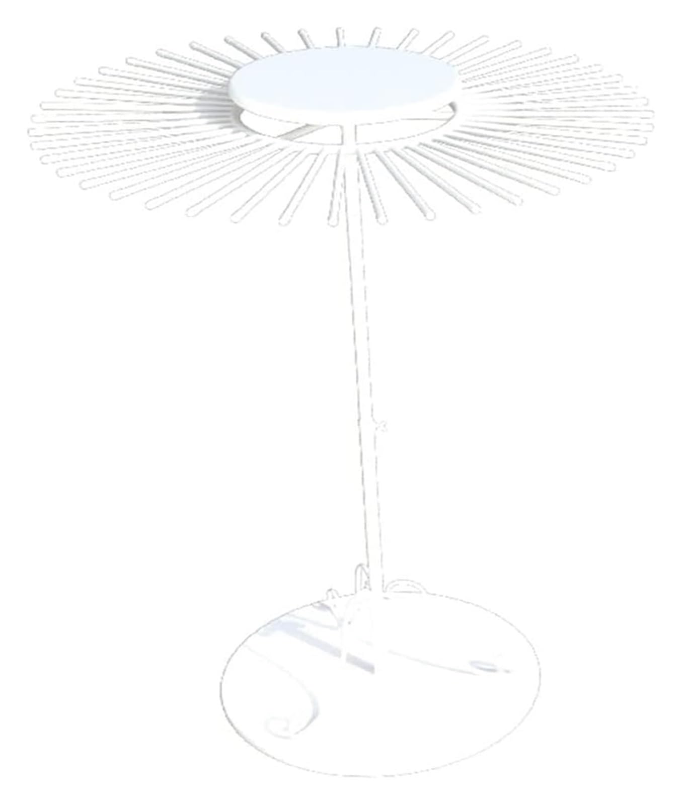 Perchero circular giratorio para bufandas, perfecto para tiendas de ropa, solución de organización de bufandas