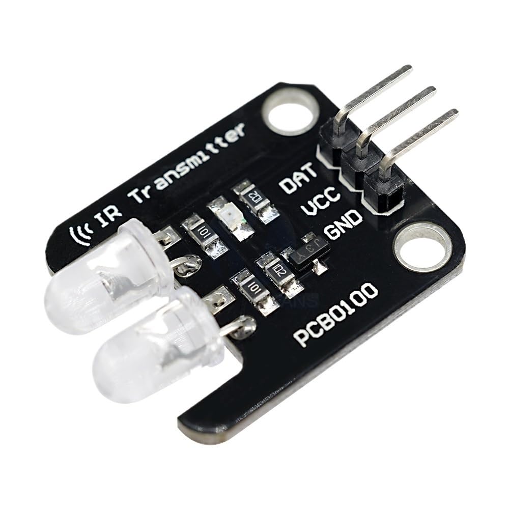 Blocs de construction électroniques à 2 canaux Module émetteur infrarouge bidirectionnel Transmetteur IR for carte Arduino 2CH