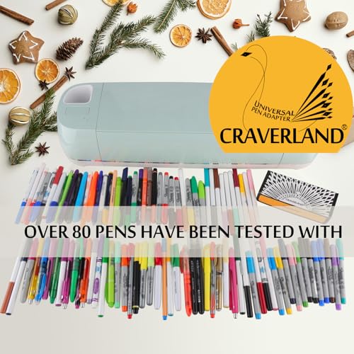 Image of Universal Pen Adapter for Maker 4 3 /Explore 4 3 /Air 2 /Air /Maker /Venture Cutting Machine,One Adapter fits All Pens Markers Less Than 0.5 inch Scoring Stylus Pen Holders Set(Not for Explore 5)