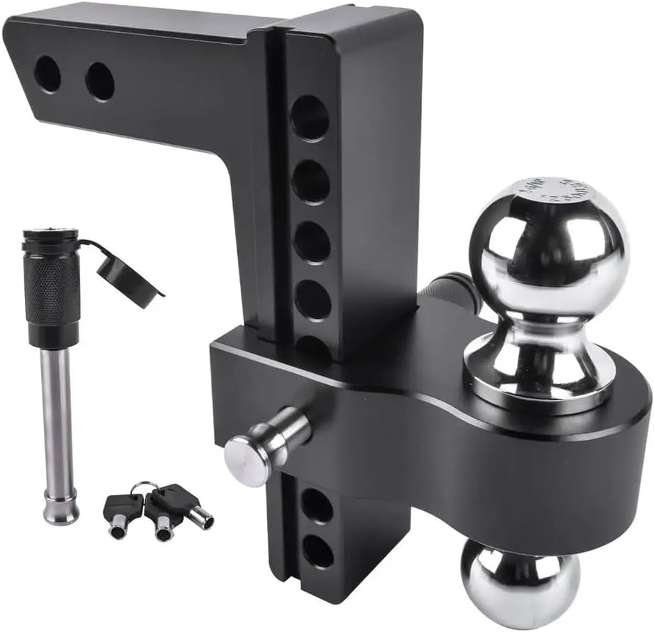Motorcycle accessories AP03 Adjustable Trailer Hitch 12 500 LBS Capacity 2 Inch Receiver Compatible 8 Inch Drop Or Rise Aluminum Hitch For Trailers accessories