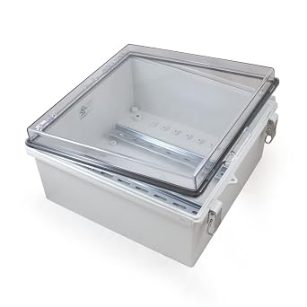 Watertight Enclosure with Hinged and Latching Lid - UL Listed - 11.8 x 11.8 x 5.9"
