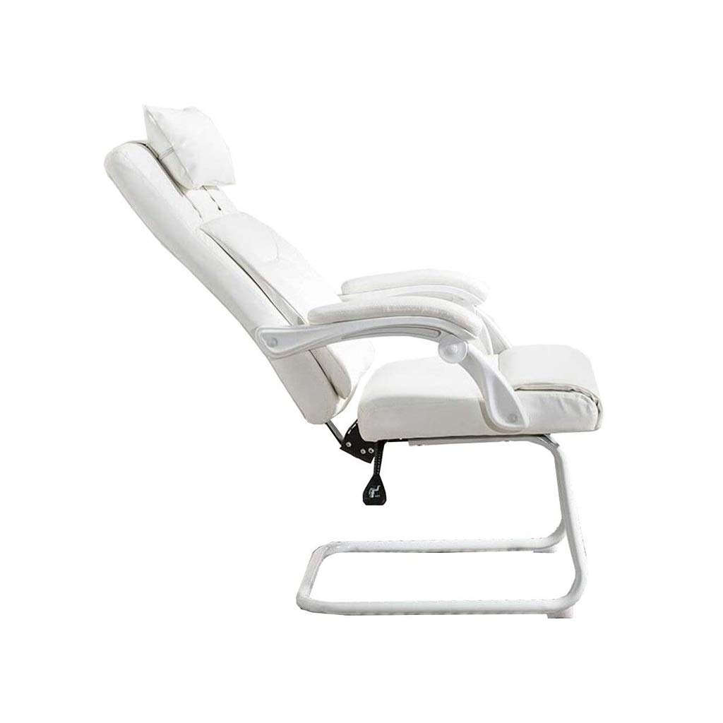 Fotel do gier, skórzany ergonomiczny fotel biurowy, fotel biurowy z masażem i odchylaniem, podparcie odcinka lędźwiowego kręgosłupa, wysokie oparcie