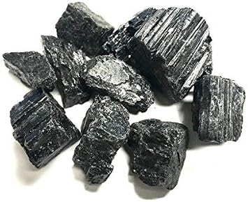Zentron Rough Black Tourmaline Stones Large 1 Pieces (1/2 Pound)