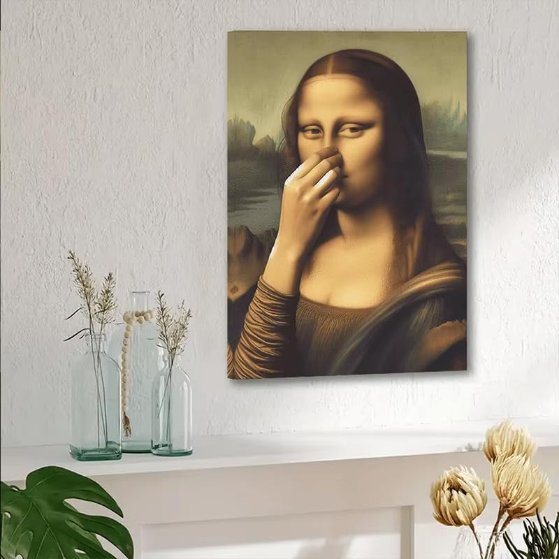 Grandes affiches Joconde humoristiques pour briser la monotonie d'un salon