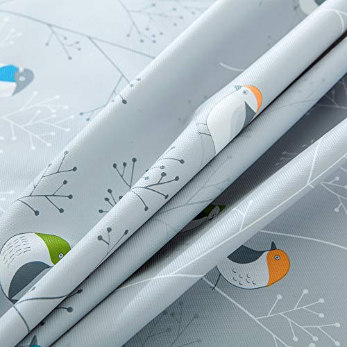 Trudelve Heavy Duty Vinyl Table Cloth For Kitchen Dining Table Wipeable Pvc Tablecloth For Rectangle Table (54'' X 72'', Birds-1) #TOP1