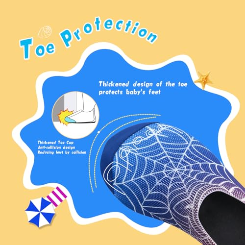 Image of WateLves Kids Water Shoes Toddler Girls Boys Barefoot Non-Slip Quick Dry Aqua Socks for Beach Swim Walking