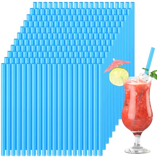 Pitillos jumbo desechables azules 8.2 pulg x300 unidades miniatura 1