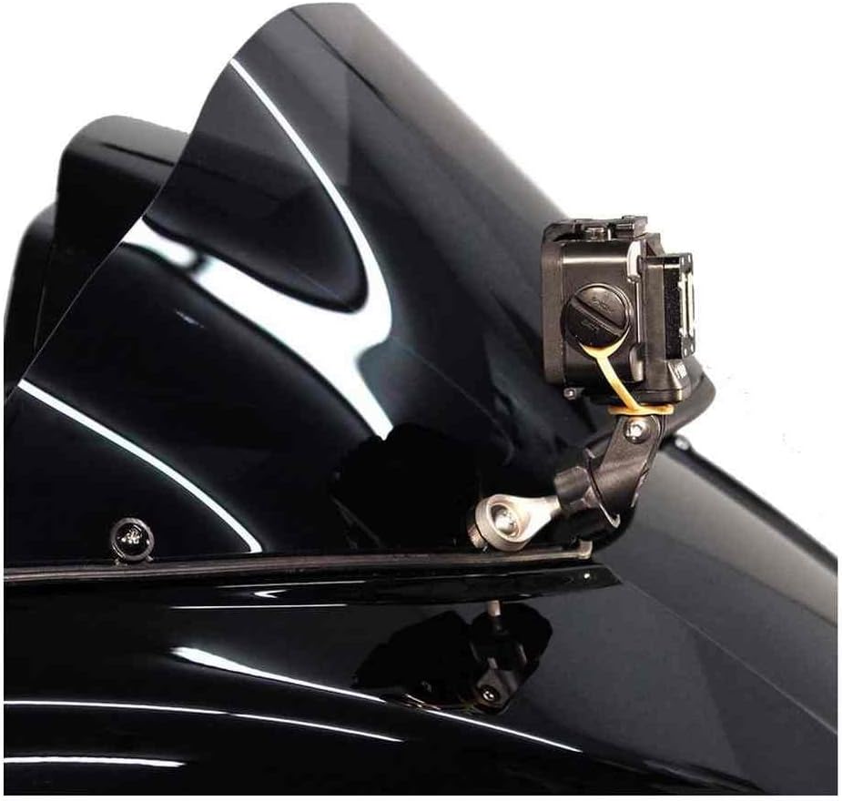 Ciro Action Camera Adapter Compatible for Harley Davidson FLTRU Road Glide Ultra 2016-2019 - Black