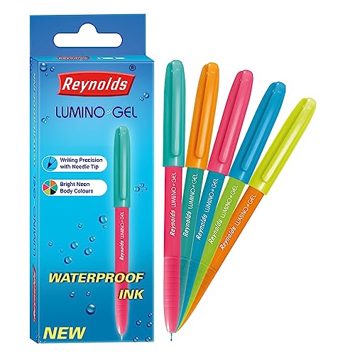 Reynolds LUMINOGEL pack 10 bolígrafos gel azul