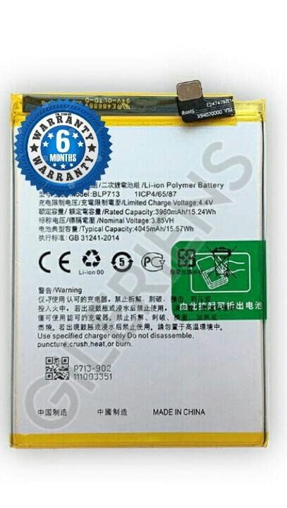 Image of Orignal BLP713 Battery for Oppo C3 Pro / 3 PRO /X LITE / RMX1851 Battery with 6 Month Warranty****(A0239)