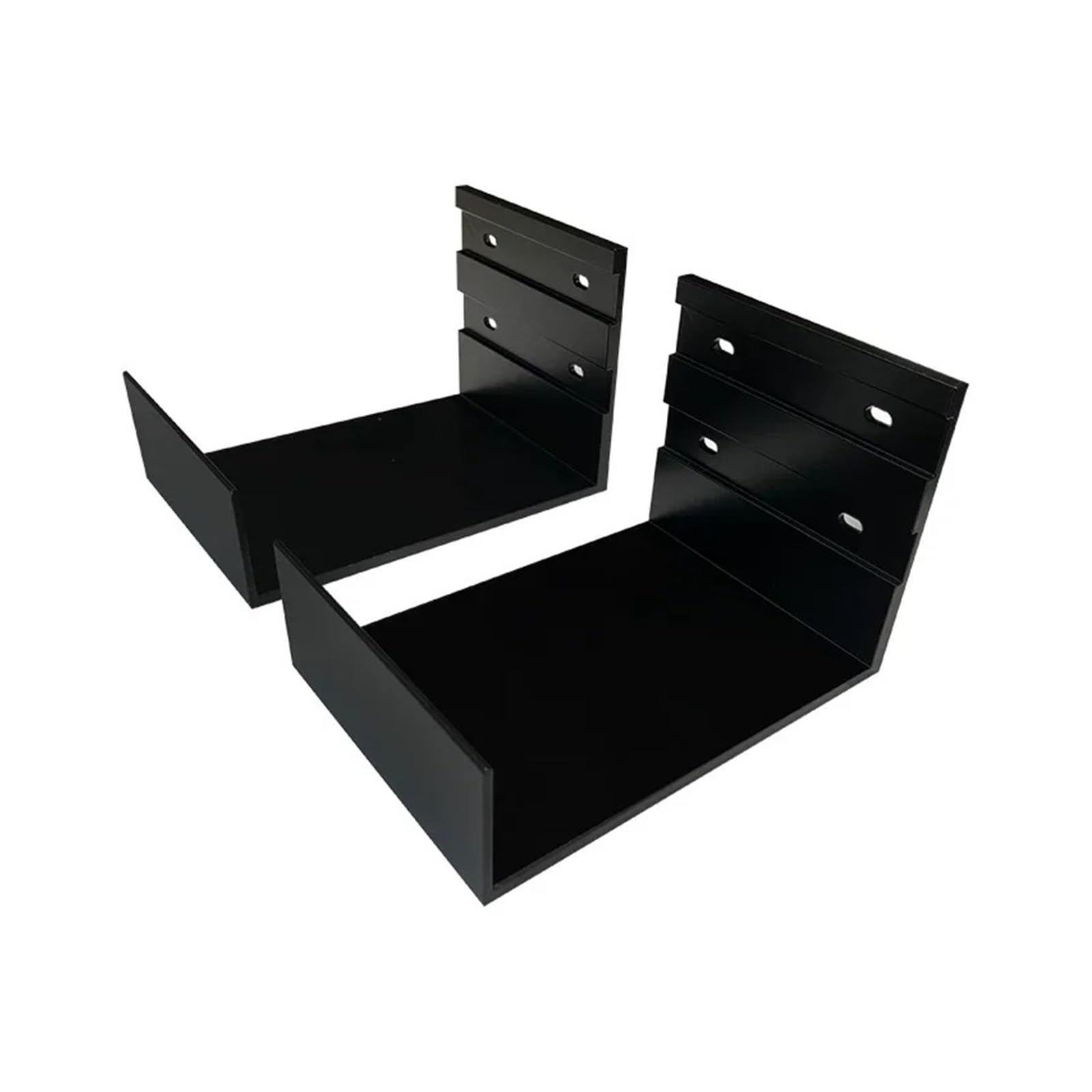 Staffa Per Schermo Di Proiezione Staffe da parete for scheda elettrica - Supporto for gancio for montaggio a for schermo rialzato a pavimento con 2 staffe(Black)