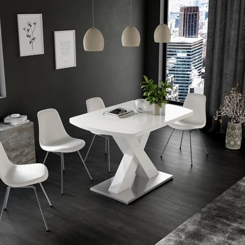 Vicco Tavolo Da Pranzo Bianco 120 X 80 Cm Estensibile - 2