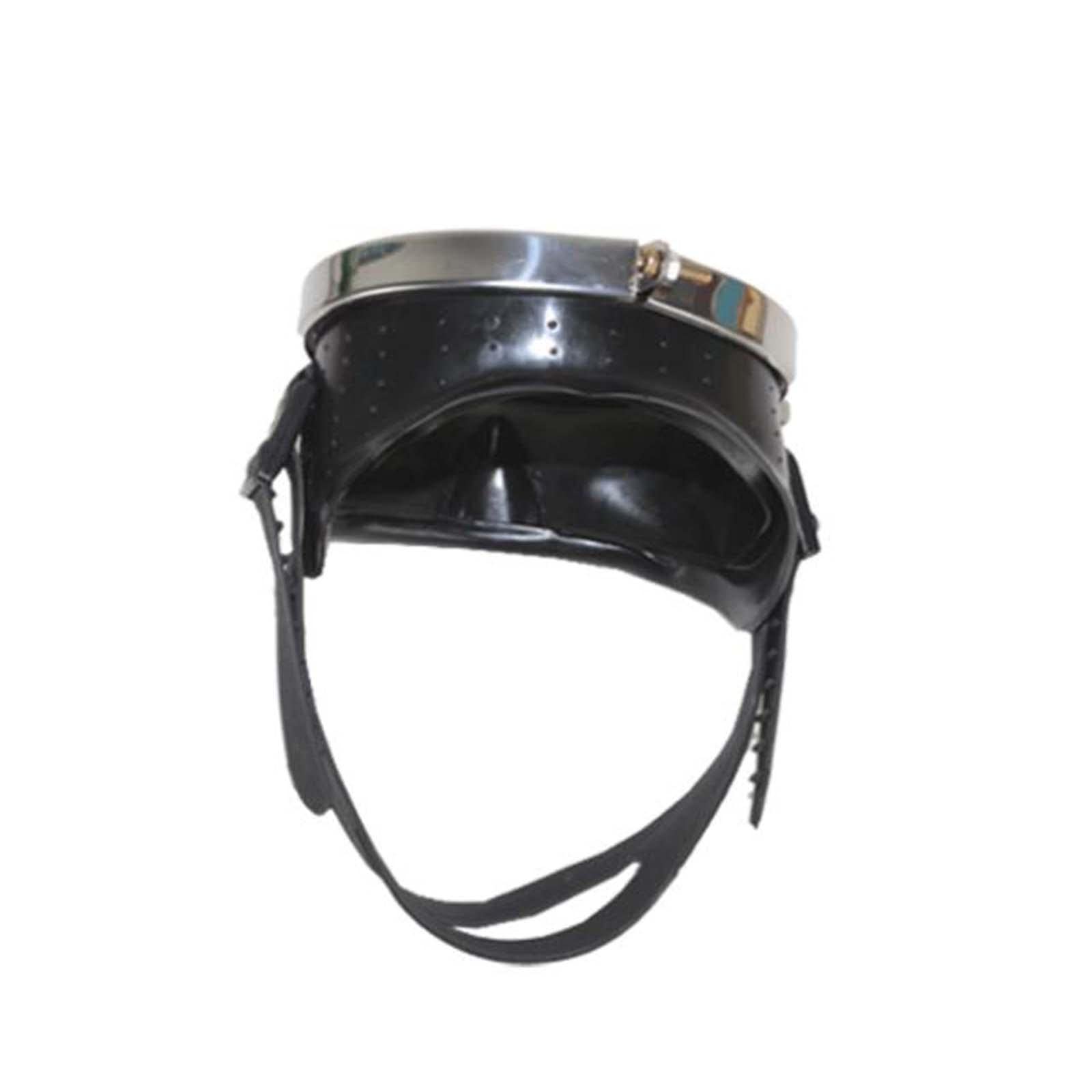 Maschera subacquea con lente trasparente in vetro temperato, comfort subacqueo, visione ampia, a prova di perdite, tipo 2