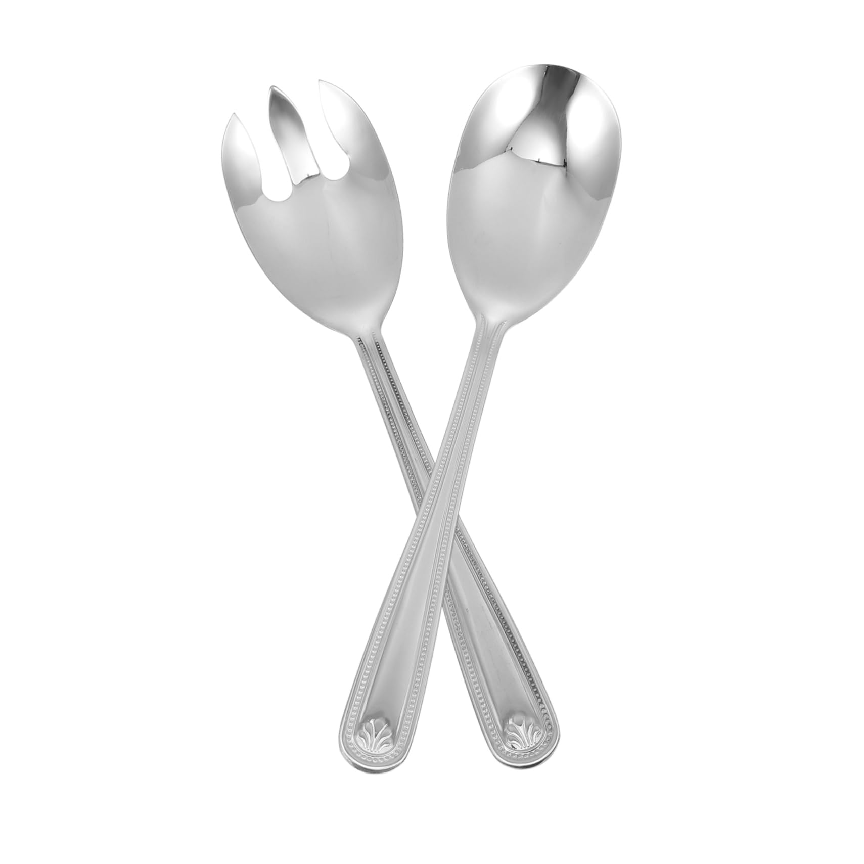 Ciieeo 1set Stainless Steel Salad Reusable Utensils for Fruit and Salad Smooth for Dining