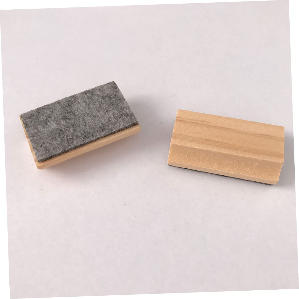 TEHAUX 2sets Dry Erase Board Cleaner Wooden Eraser for Chalk Removal White Board Cleaner Mini Eraser for Boys and Girls Adults 20pcs*2