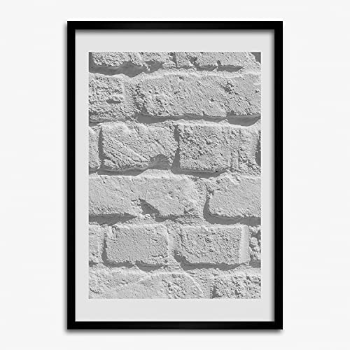 Cadre en bois photo Tulup 40x60 cm affiche moderne décoration mur de briques