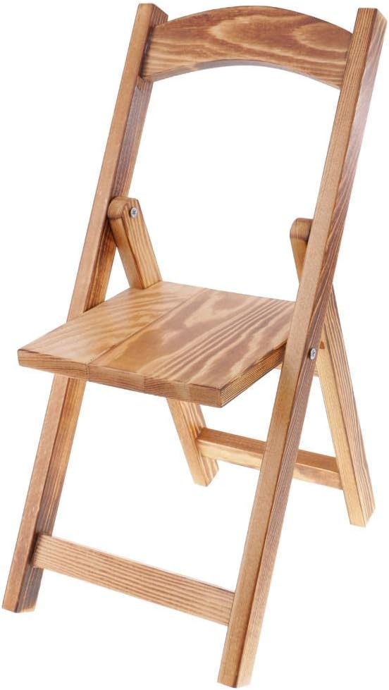 1/3 Doll Natural Wooden Folding Chair Furniture for BJD Doll