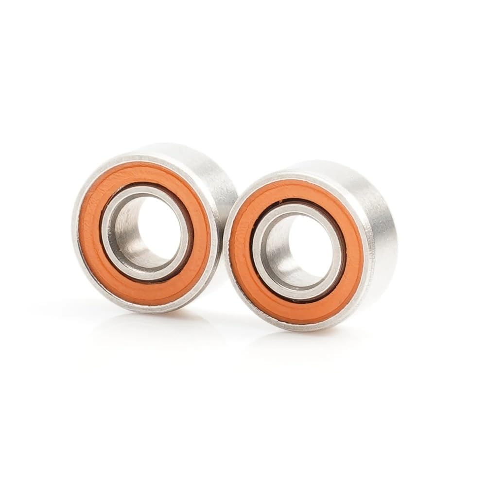 DUKUTS 2Pcs Fishing Reel Bearings S683 2RS CB ABEC7 3 * 7 * 3 mm Stainless Steel Hybrid Ceramic Ball Bearing S683-2OS CB S683RS