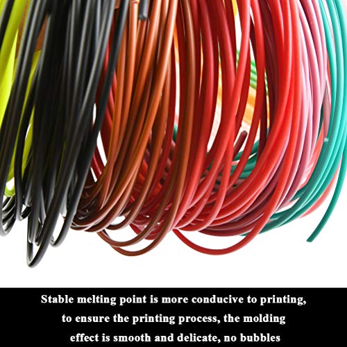 JAOMON 10m 3D Stift Filament Druckstiftfilament 20 Stift PLA Filament Durchmesser 1,75 mm 3D-Drucker-Filament Farben Set Umweltschutz Sicherheit 3D Druck Stift - Image 7