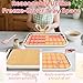 5 Sets Freeze Dryer Tray Dividers, Windspeed Silicone Freeze Dryer Accessories for Harvest Right Trays Dividers, Non-Stick Material, with Oil brush, Oilpaper
