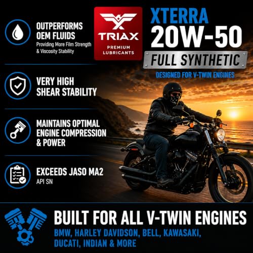 Aceite para motor Triax XTerra 4T 20W-50 Full Synthetic miniatura 2