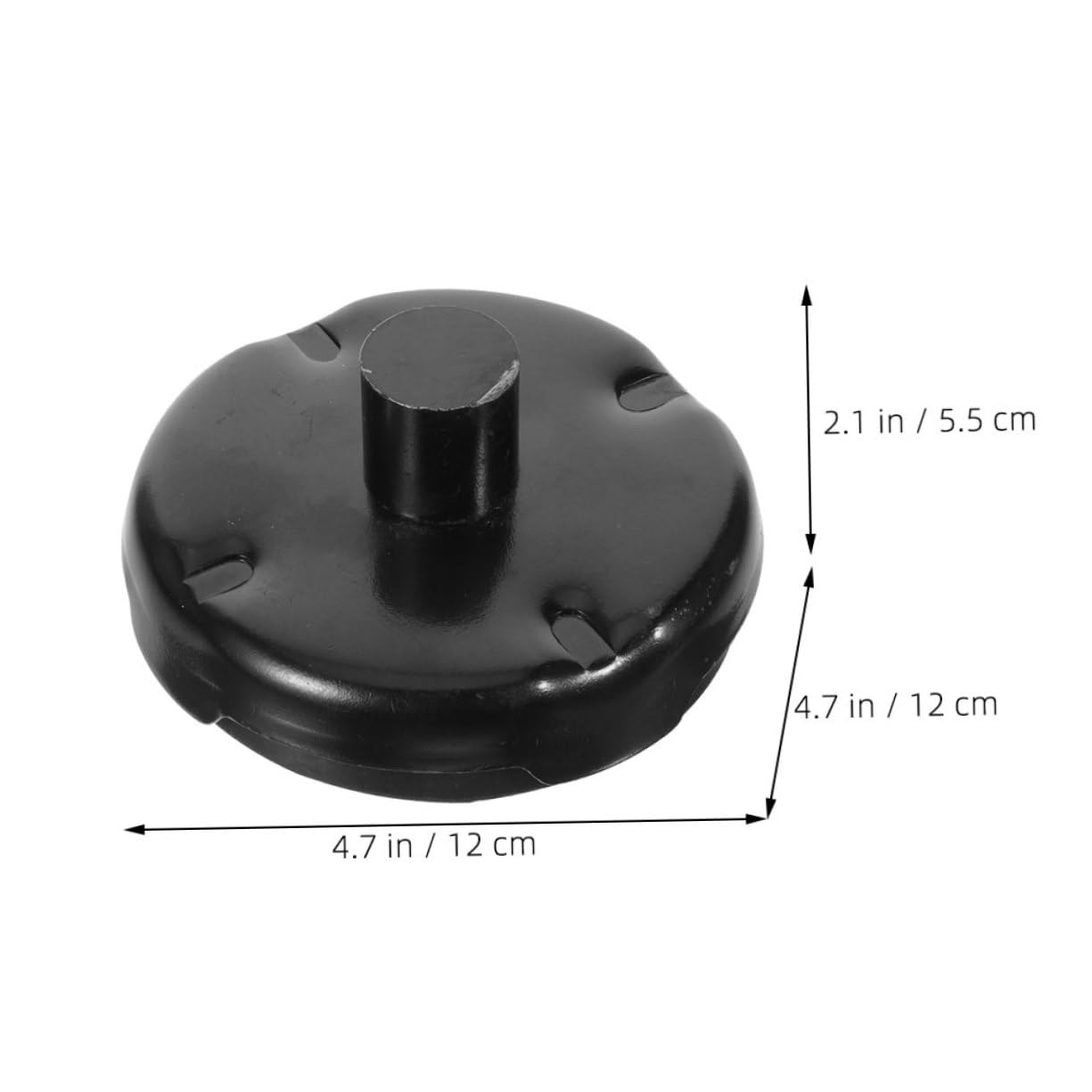 PRETYZOOM Bottle Jack Foot Pad Aluminum Floor Jack Hydraulic Lifting Pallet Support Floor Pad Jack Pad Bottle Jack Accessories Jack Stand Pads Steel Black