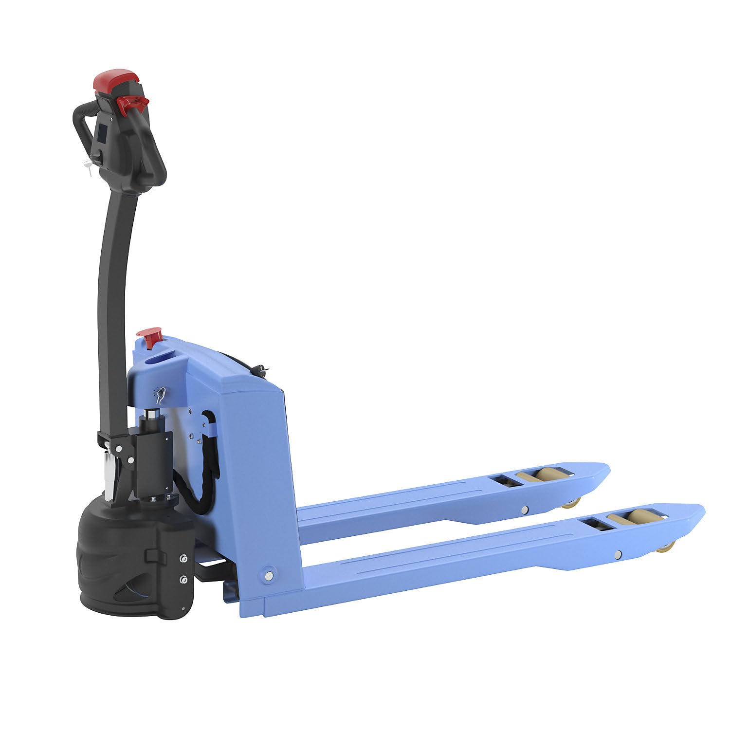 kaiserkraft | Elektrohubwagen | Tragfähigkeit 1500 kg, Gabellänge 1150 mm, 65-Ah-Gelbatterie